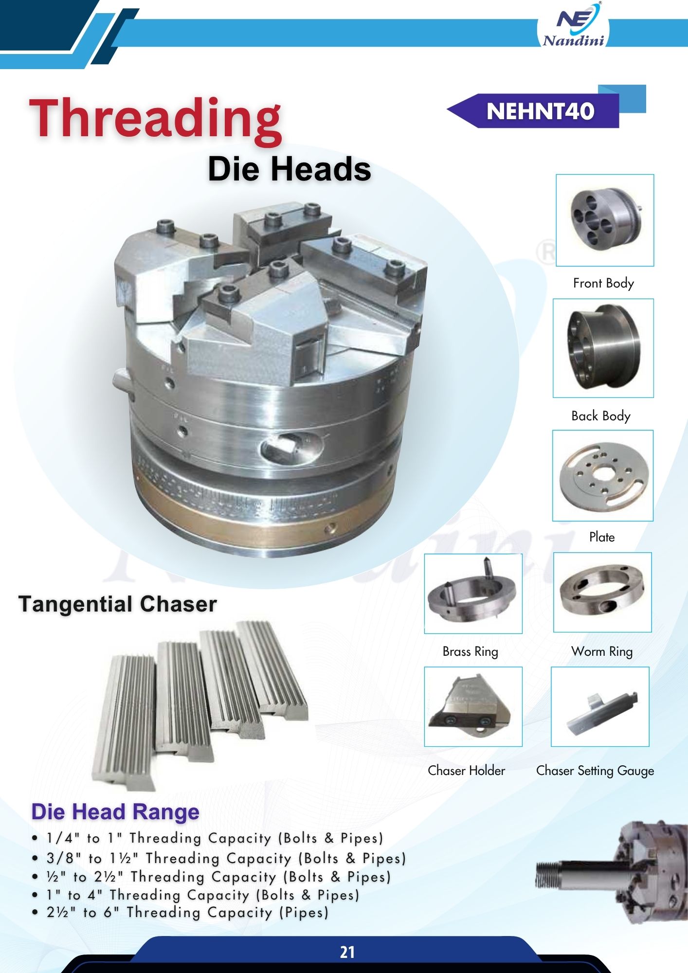 THREADING DIE HEAD (CHUCK)/ Linco Die Head