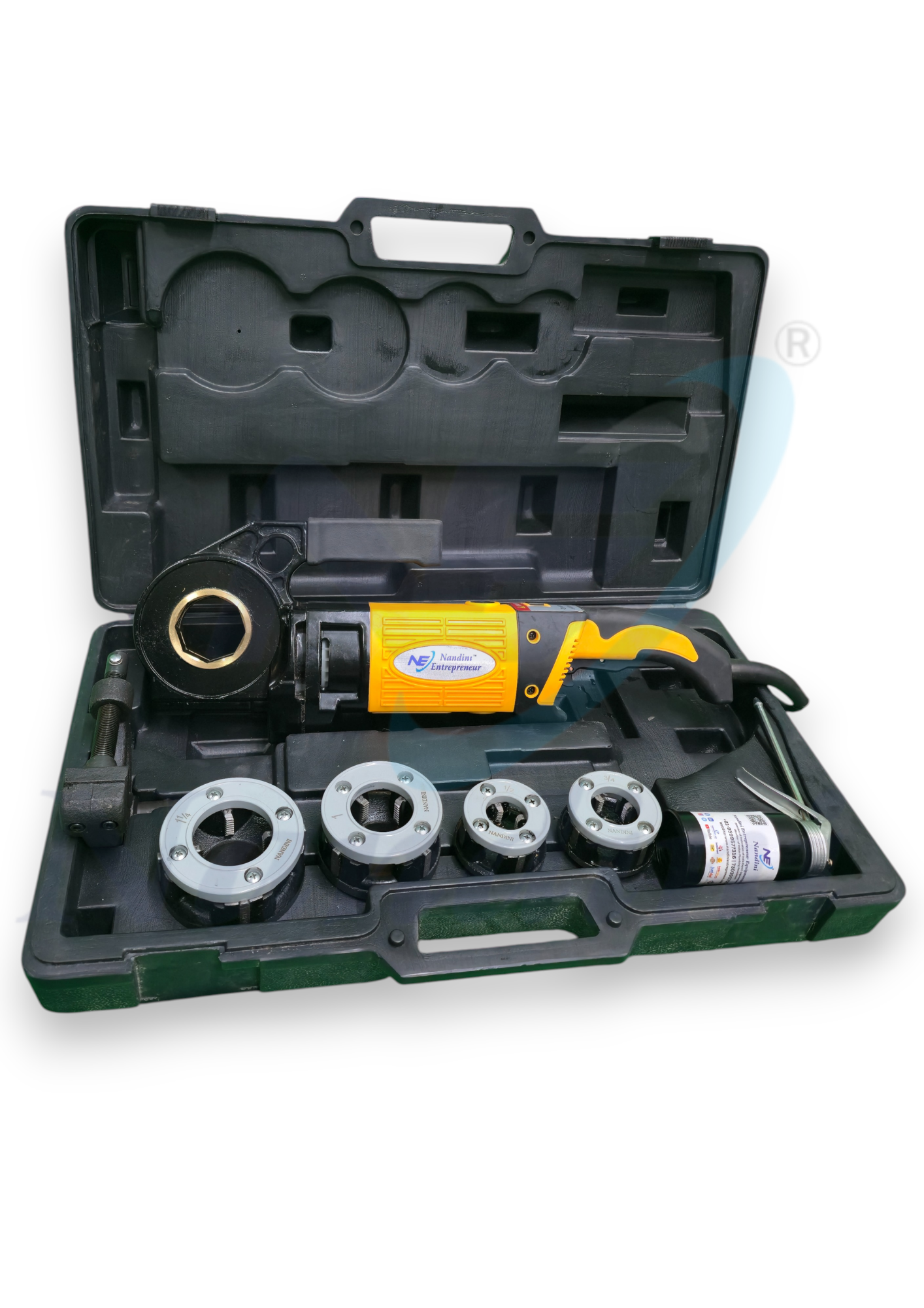Electric Hand Pipe Ratchet Threader-1/2"-1.1/4"